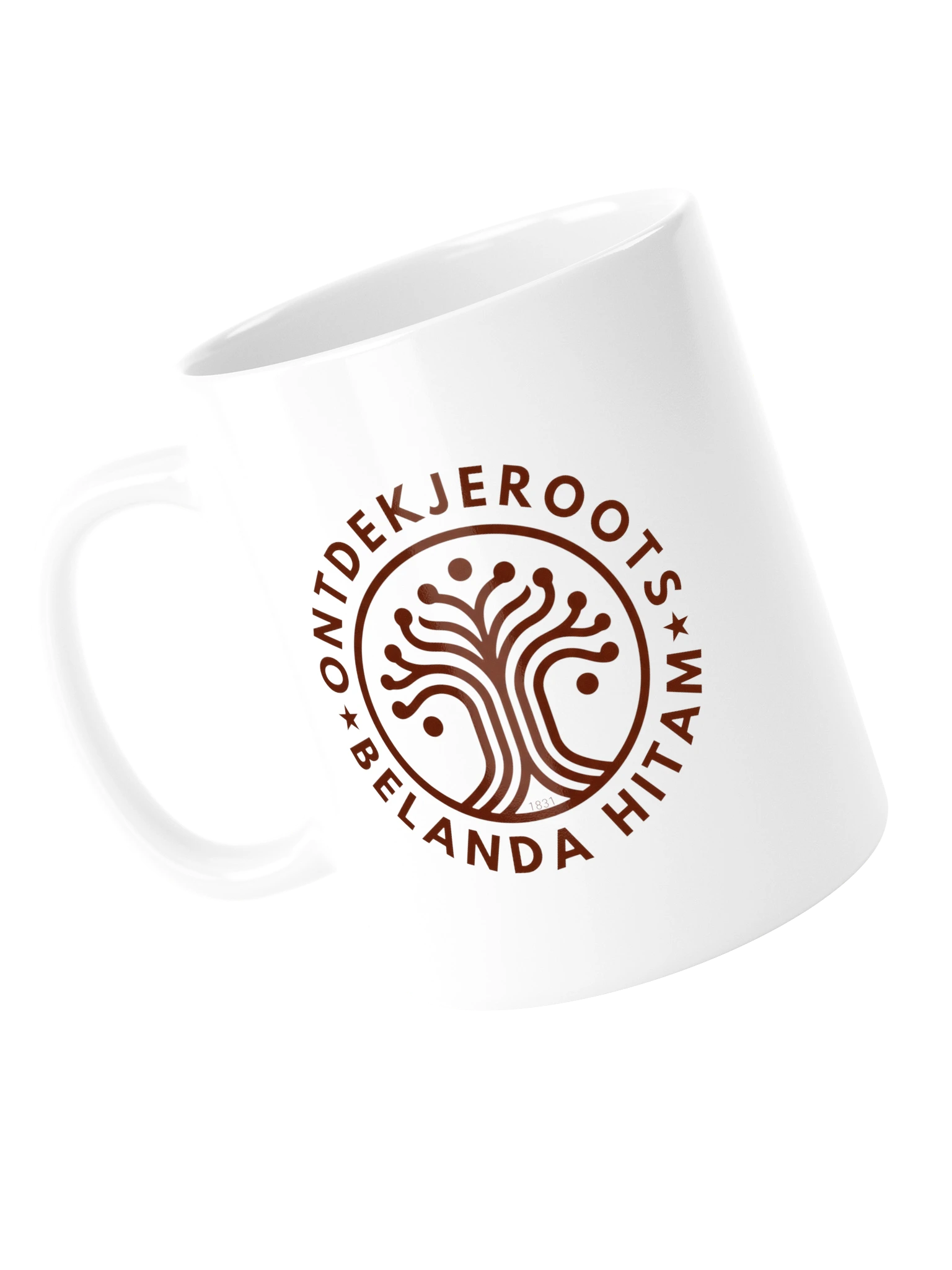 Mok met OntdekjeRoots logo